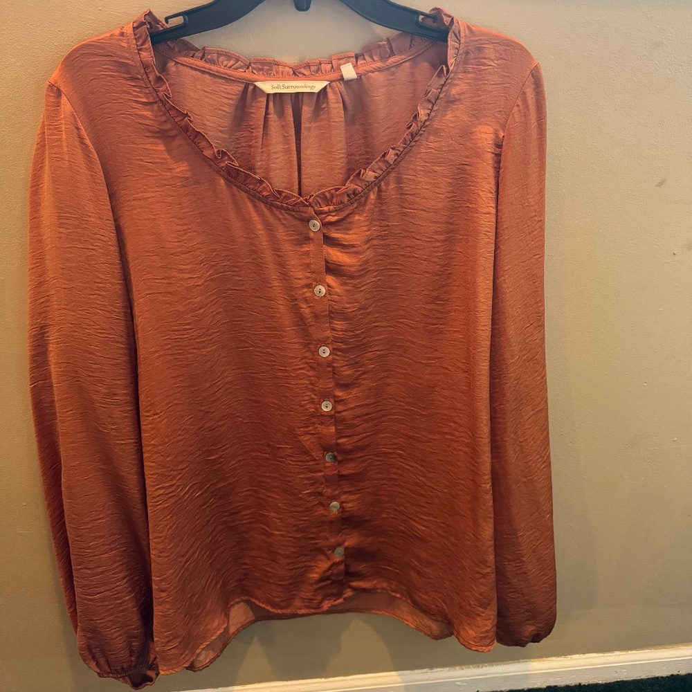 Soft Surroundings button down blouse